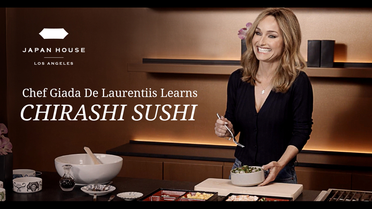 Giada De Laurentiis learns Chirashi Sushi