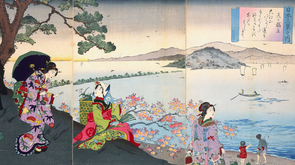 Amanohashidate by Yōshū Chikanobu