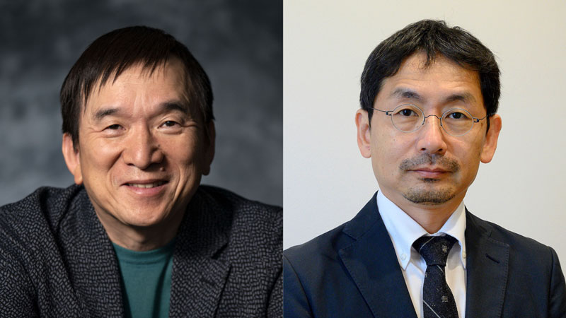 Tsunekazu Ishihara and Masahiro Karasawa