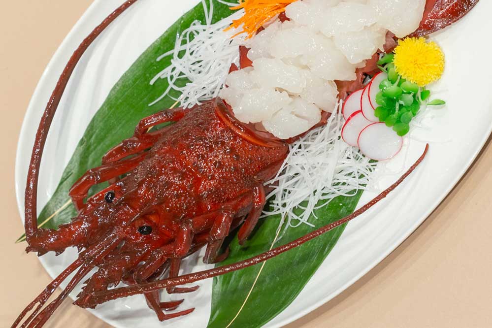 Food replica of Ise-ebi (Japanese spiny lobster)