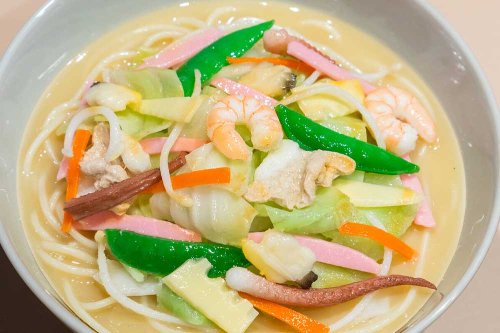 Food replica of Nagasaki Chanpon