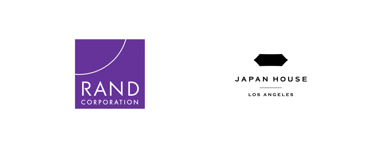 RAND Corporation and JAPAN HOUSE Los Angeles logos