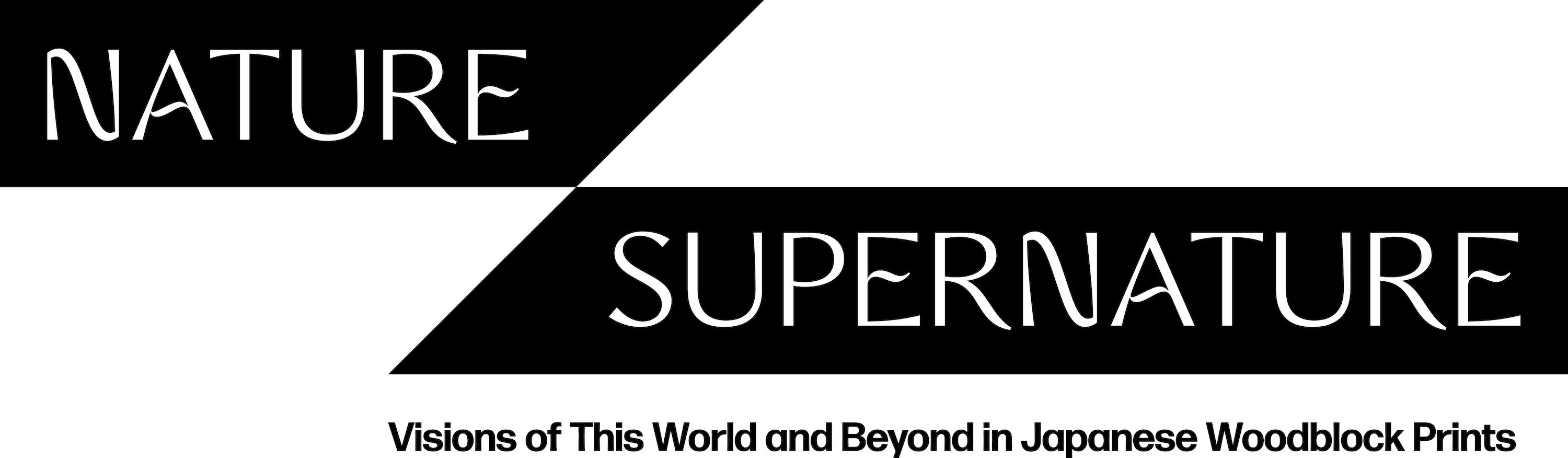 Nature/Supernature exhibition logo