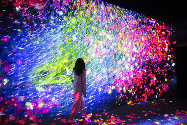 The Way of the Sea, teamLab, Flying Beyond Borders - Colors of Life