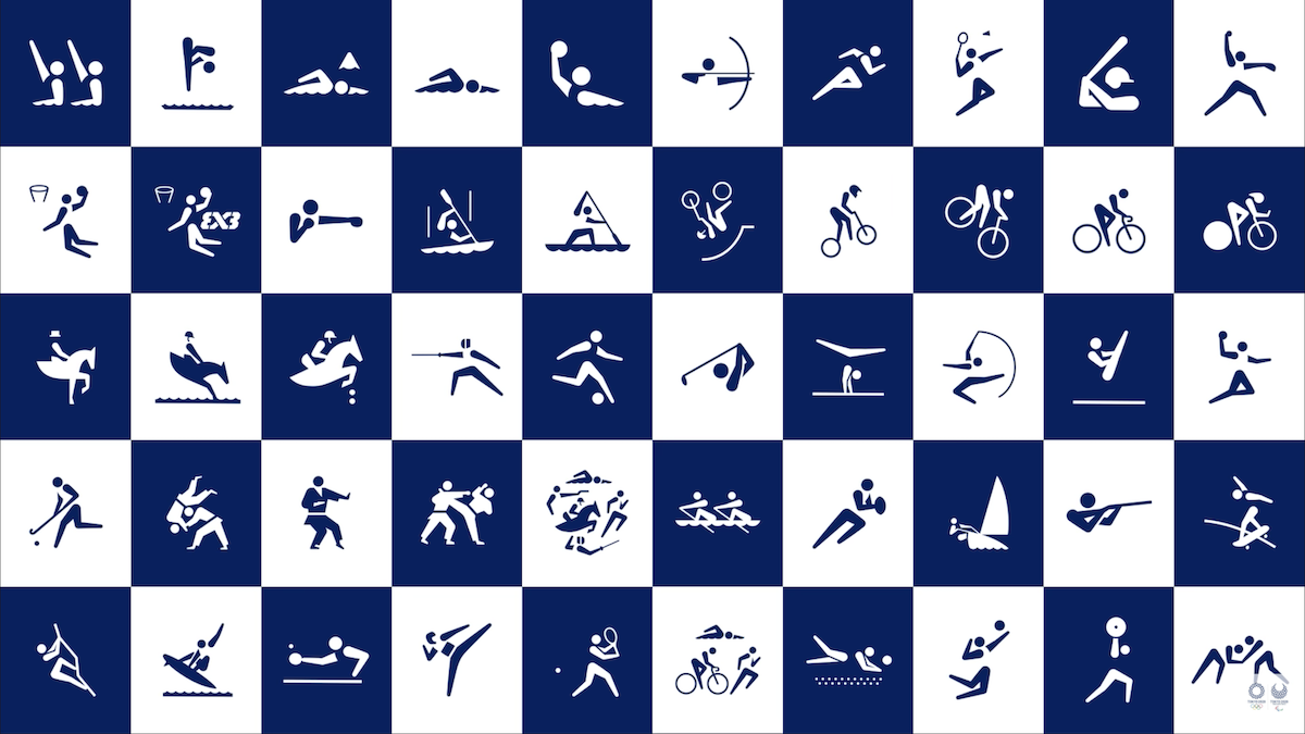 Olympic pictograms