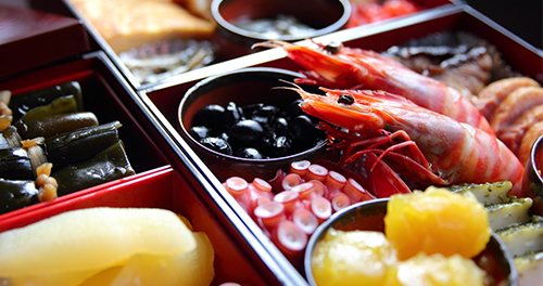 Osechi, a special bento box for New Years