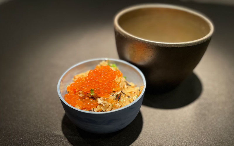 A kaiseki meal from the DEFINING MODERN KAISEKI with Chef Hiroo Nagahara popup