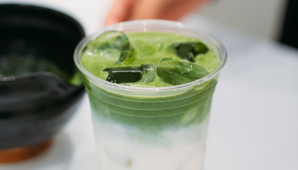 matcha latte, image linked to Cup of Innovation article