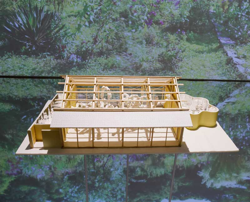 F-Art House model at JAPAN HOUSE Los Angeles' Symbiosis: Living Island exhibition