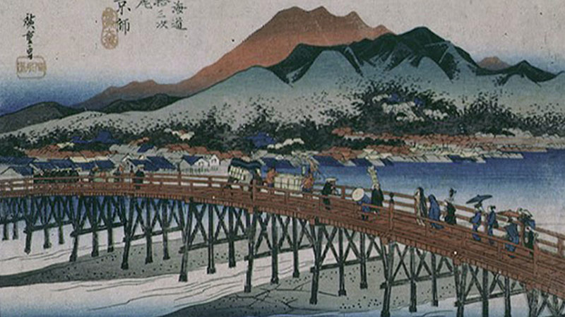 Kyoto by Hiroshige