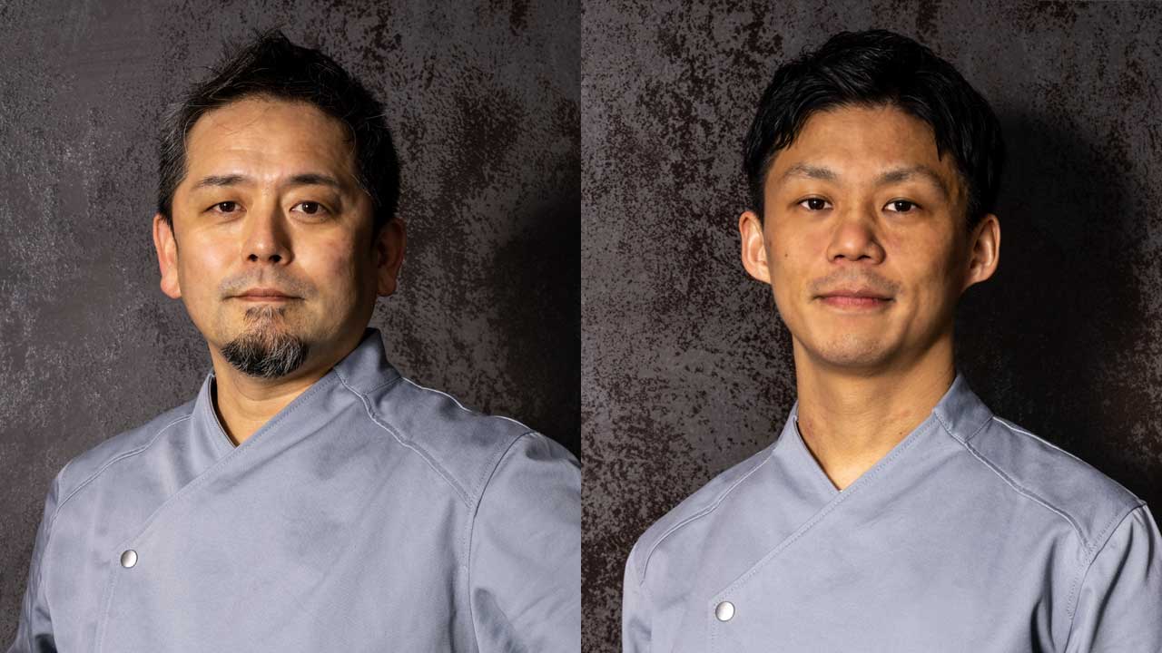 UKA restaurant chefs: Chef Yoshitaka Mitsue & Chef Shingo Kato