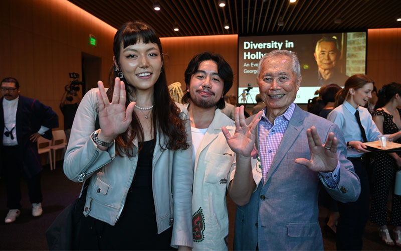 George Takei with guests