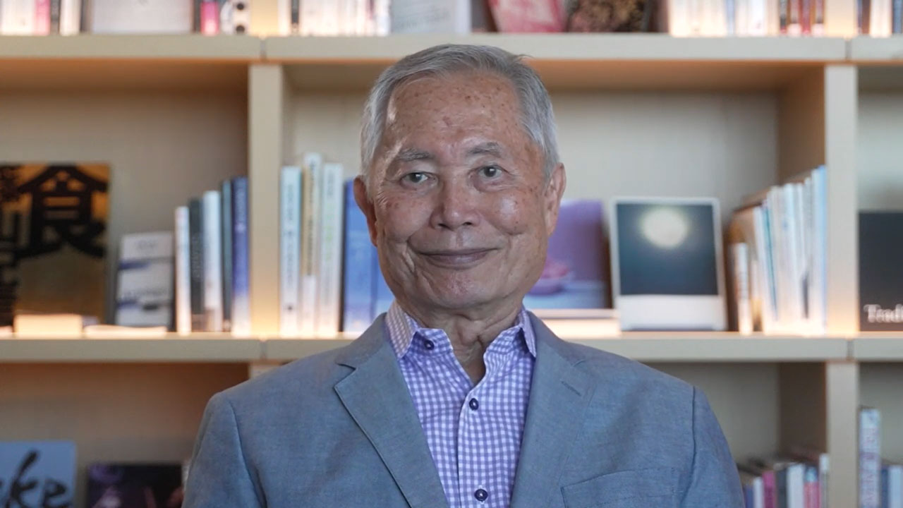 George Takei at JAPAN HOUSE Los Angeles' Level 5 Library