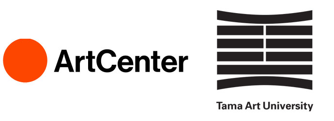 ArtCenter and Tama Art University logos