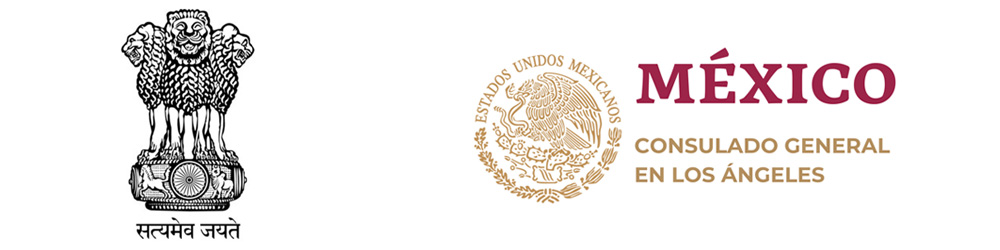 Consulate General of India and Consulate General of Mexico logos
