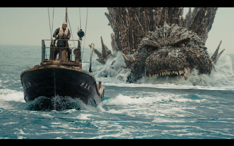 A scene from TOHO's Godzilla Minus One