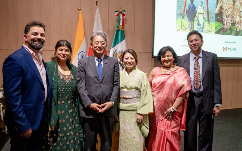 The presentation representatives from Japan, India, and Mexico