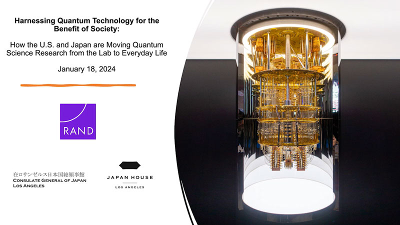 Harnessing Quantum Technology for the Benefit of Society Webinar