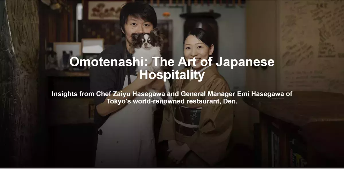 Den's Chef and GM Zaiyu and Emi Hasegawa