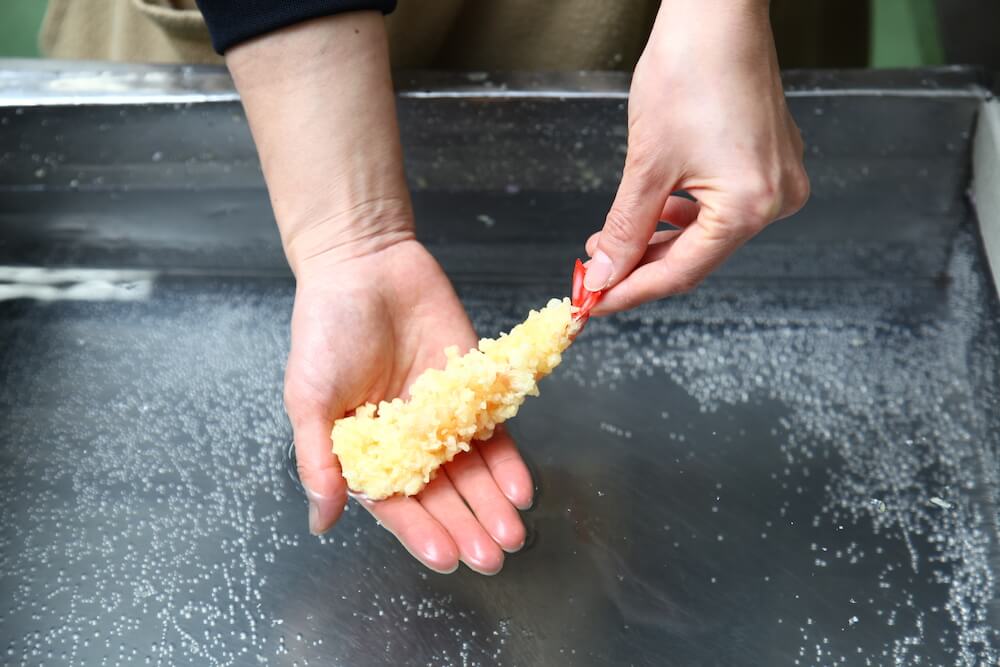 Realistic plastic tempura